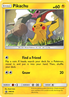 Pikachu z edície SM Black Star Promos, karta č.SM234
