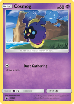 Cosmog z edície SM Black Star Promos, karta č.SM42