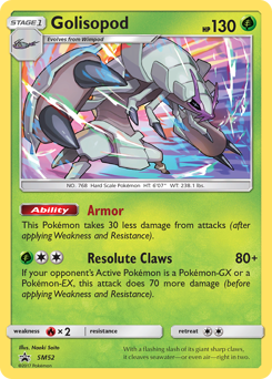 Golisopod z edície SM Black Star Promos, karta č.SM52