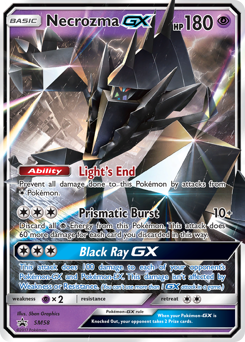Necrozma-GX z edície SM Black Star Promos, karta č.SM58