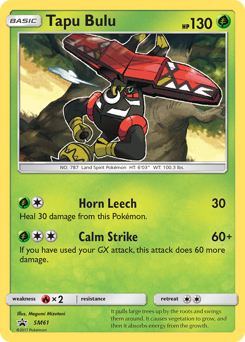 Tapu Bulu z edície SM Black Star Promos, karta č.SM61