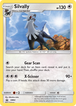 Silvally z edície SM Black Star Promos, karta č.SM64