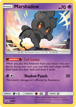 Marshadow z edície SM Black Star Promos, karta č.SM85