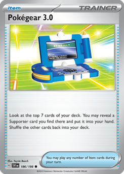 Pokégear 3.0 z edície Scarlet & Violet, karta č.186