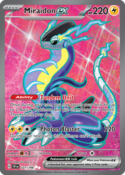 Miraidon ex z edície Scarlet & Violet, karta č.227