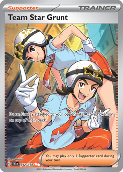 Team Star Grunt z edície Scarlet & Violet, karta č.242