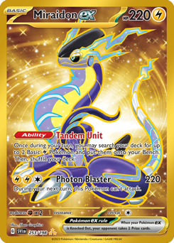 Miraidon ex z edície Scarlet & Violet, karta č.253