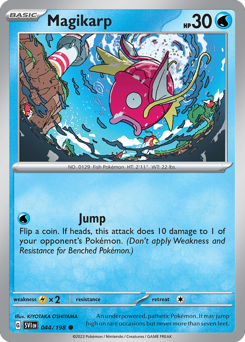 Magikarp z edície Scarlet & Violet, karta č.44