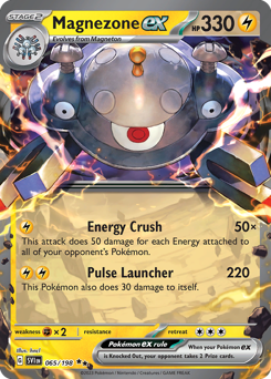 Magnezone ex z edície Scarlet & Violet, karta č.65