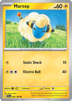 Mareep z edície Scarlet & Violet, karta č.66