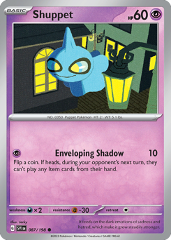Shuppet z edície Scarlet & Violet, karta č.87