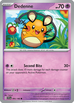 Dedenne z edície Scarlet & Violet, karta č.95