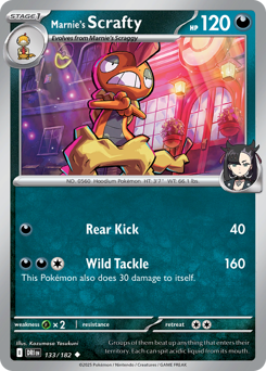 Marnie's Scrafty z edície Destined Rivals, karta č.133