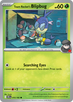 Team Rocket's Blipbug z edície Destined Rivals, karta č.15