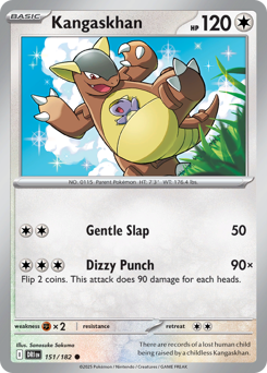 Kangaskhan z edície Destined Rivals, karta č.151