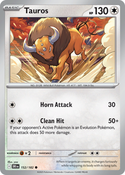 Tauros z edície Destined Rivals, karta č.152