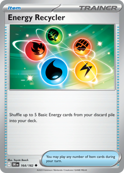 Energy Recycler z edície Destined Rivals, karta č.164