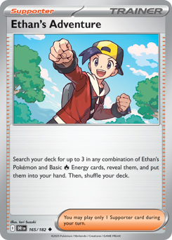 Ethan's Adventure z edície Destined Rivals, karta č.165
