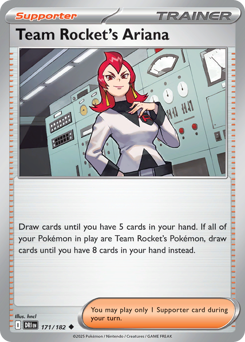 Team Rocket's Ariana z edície Destined Rivals, karta č.171