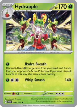 Hydrapple z edície Destined Rivals, karta č.18