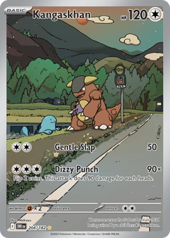 Kangaskhan z edície Destined Rivals, karta č.204