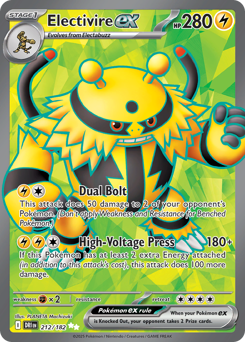 Electivire ex z edície Destined Rivals, karta č.212