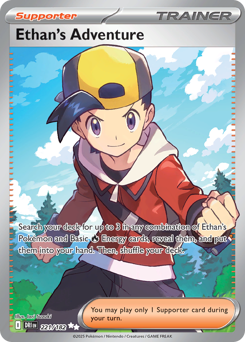 Ethan's Adventure z edície Destined Rivals, karta č.221