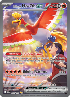 Ethan's Ho-Oh ex z edície Destined Rivals, karta č.230
