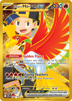 Ethan's Ho-Oh ex z edície Destined Rivals, karta č.239