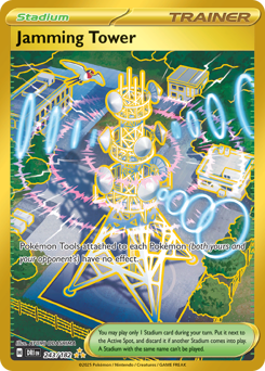 Jamming Tower z edície Destined Rivals, karta č.243