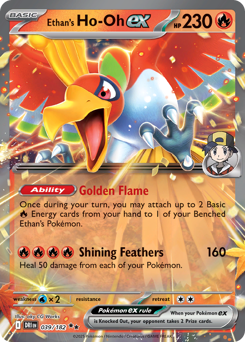Ethan's Ho-Oh ex z edície Destined Rivals, karta č.39