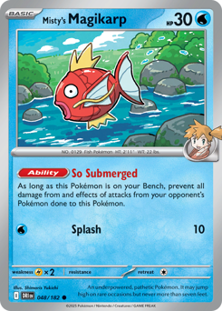 Misty's Magikarp z edície Destined Rivals, karta č.48