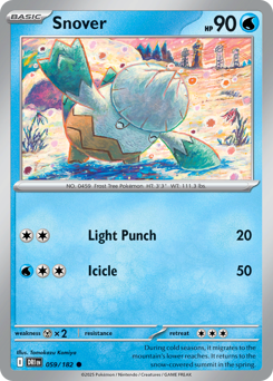 Snover z edície Destined Rivals, karta č.59