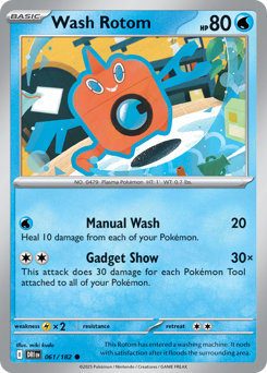 Wash Rotom z edície Destined Rivals, karta č.61