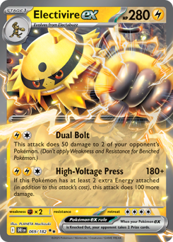 Electivire ex z edície Destined Rivals, karta č.69