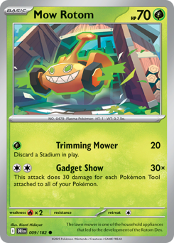 Mow Rotom z edície Destined Rivals, karta č.9