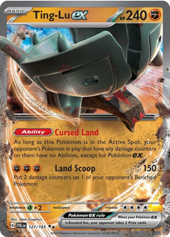 Ting-Lu ex z edície Paldea Evolved, karta č.127
