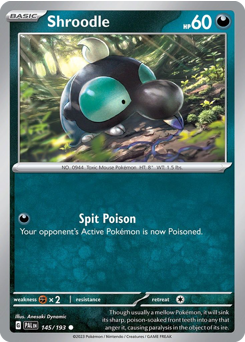 Shroodle z edície Paldea Evolved, karta č.145
