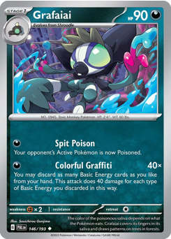 Grafaiai z edície Paldea Evolved, karta č.146