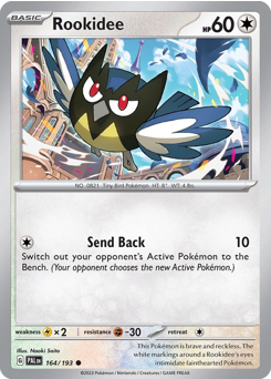 Rookidee z edície Paldea Evolved, karta č.164