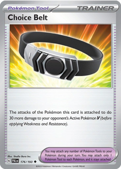 Choice Belt z edície Paldea Evolved, karta č.176