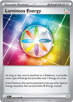 Luminous Energy z edície Paldea Evolved, karta č.191