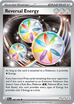 Reversal Energy z edície Paldea Evolved, karta č.192
