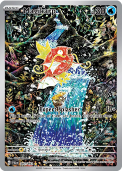 Magikarp z edície Paldea Evolved, karta č.203