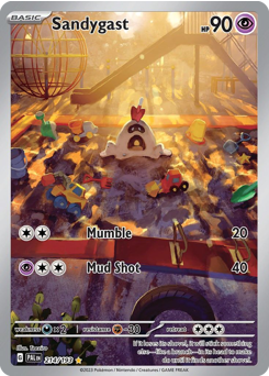Sandygast z edície Paldea Evolved, karta č.214