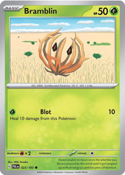 Bramblin z edície Paldea Evolved, karta č.23