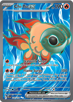 Chi-Yu ex z edície Paldea Evolved, karta č.234