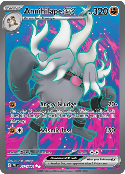 Annihilape ex z edície Paldea Evolved, karta č.242