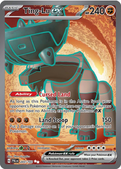 Ting-Lu ex z edície Paldea Evolved, karta č.243