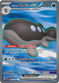 Paldean Clodsire ex z edície Paldea Evolved, karta č.244